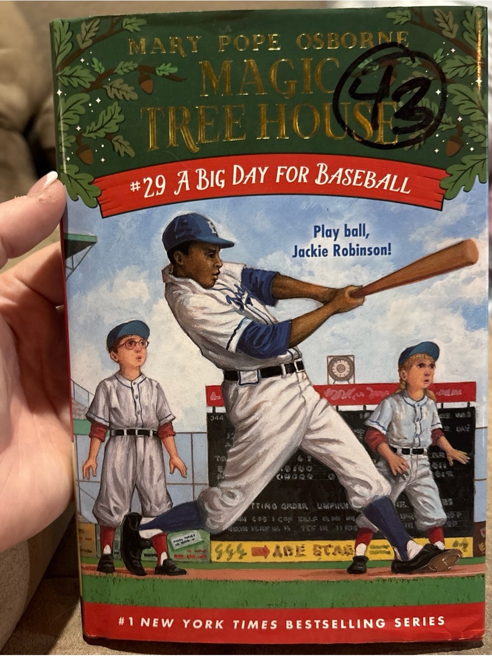 Magic Tree House #29: A Big Day for Baseball - Green Cover
